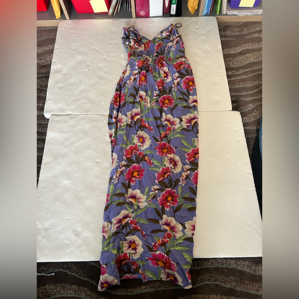 L*space riptide high low slip knot maxi dress lost in Ibiza purple floral print - Picture 12 of 13